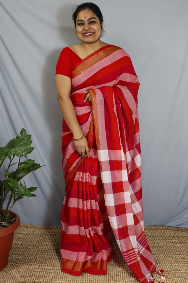 Gamcha Saree